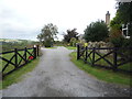 Private drive to the School House at Hedley Hill