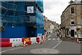 Temporary one-way system, Jedburgh High Street