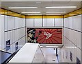 NZ2468 : Obey mural, Regent Centre Metro Station by Andrew Curtis