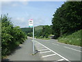 Bus stop on the A57, Ashopton