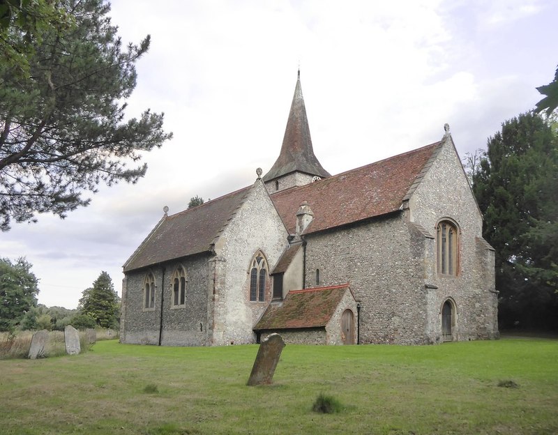 Cudham church from the north-west © Stefan Czapski cc-by-sa/2.0 ...