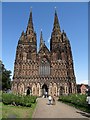 West front of Lichfield Cathedral