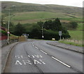 SS9392 : Towards a bend in the A4061, Nantymoel by Jaggery
