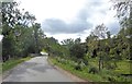 Approach to Ruthven Bridge over Conglass Water