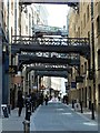 The Thames Path National Trail near Tower Bridge