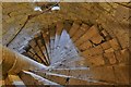 Orford Castle: Stairway connecting Lower Hall to Upper Part of Lower Hall