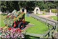 Floral display at the Bridge of Earn