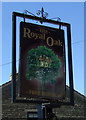 Sign for the Royal Oak, Glossop