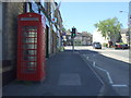 Telephone box on Union Road, New Mills