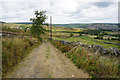 Harden Moss Road towards Green Bottom