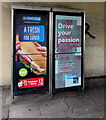 Phonebox adverts, Baker Street, Weston-super-Mare