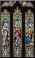 TF2672 : Stained glass window, All saints' church, West Ashby by Julian P Guffogg