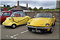 Vintage cars at Dingwall