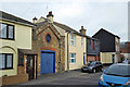 Building with blue doors, George Street, Harwich