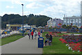 The promenade at the western end of Whitmore Bay, Barry Island