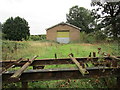 Disused shed near Knighton