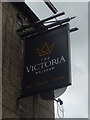 Sign for the Victoria public house, Walshaw