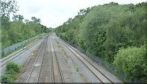 SP4909 : Railway Line by N Chadwick