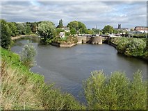 SO8453 : The River Severn at Diglis by Philip Halling