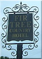 Sign for the Fir Tree Country Hotel