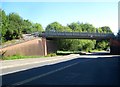 Chesham: Moor Road London Underground railway bridge