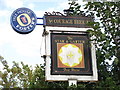 Sign for The Star and Garter, Park Street, Colnbrook