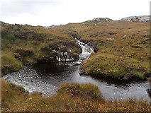 NC2241 : Stream Flowing out of Loch Eileanach by Chris and Meg Mellish