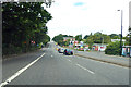 SU4611 : Traffic lights on A3024 Bursledon Road by Robin Webster