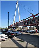 TL4657 : The Tony Carter Cycle Bridge - west to east by John Sutton
