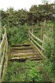 Footbridge crossing the Stamford Burn