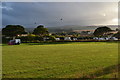 Touring caravan field at Blue Anchor