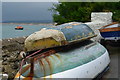 Upturned boats at Appledore