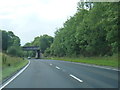 A77 nears Stranraer line railway overbridge