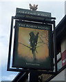 Sign for the Robin Hood public house, Tottington