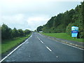 A719 Dunure Road nears holiday park entrance