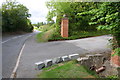 Entrance to Barnfield Farm from Nicker Hill