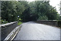 A714 crosses railway near Daljarrock Bridge