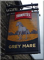 Sign for the Grey Mare Inn