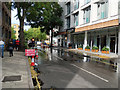 Wet road works, Long Lane, SE1