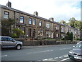 Terraced housing on Manchester Road Accrington