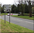 Directions sign near the southern end of St David