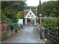 Entrance to Knighton Cemetery