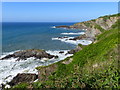 Coastline seen from lay-by east of Ilfracombe