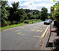 Two bus stops, Glanhowy Road, Wyllie