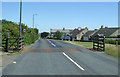 Cattle grid on the road into Cockfield