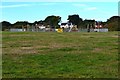 View across Pennington Common toward the playground