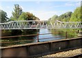 TL1898 : Footbridge  over  the  River  Nene  to  Railworld by Martin Dawes
