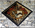 SD7849 : Hatchment, St Peter and St Paul's church, Bolton-by-Bowland by Bill Harrison