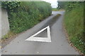 A narrow Devon lane off A379