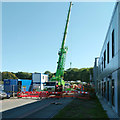 Crane at East Surrey Hospital